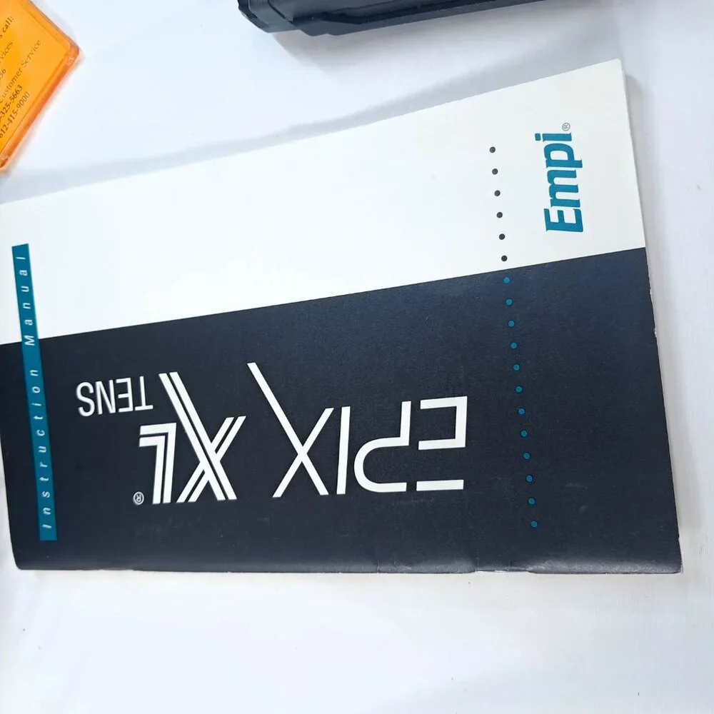 Empi Epix XL TENS Pain Relief unit & manual & travel case pouch epic READ  ONLY‎
